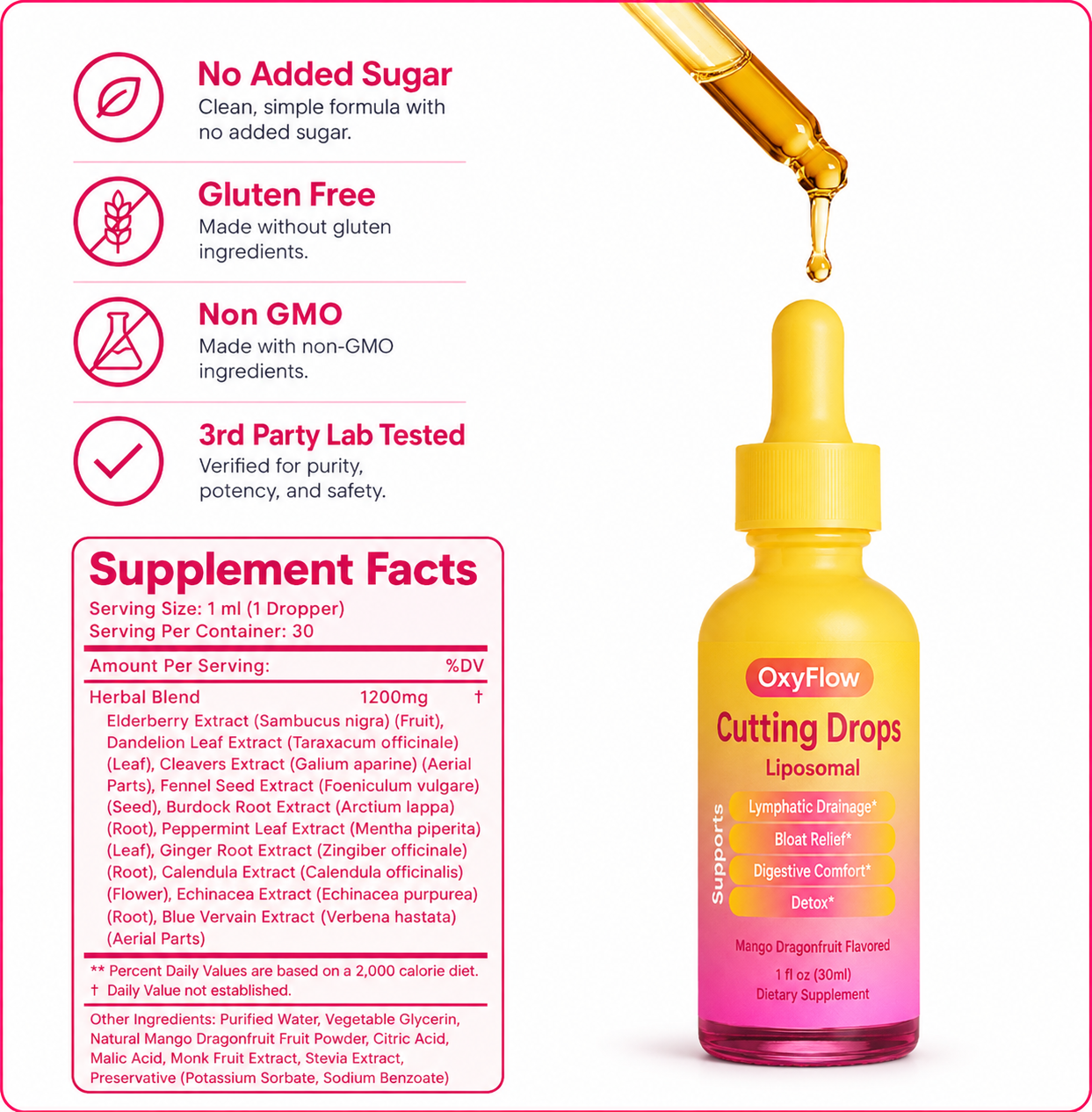 Organic Lymphatic Cutting Drops